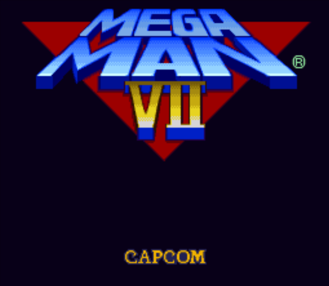Mega Man VII Title Screen